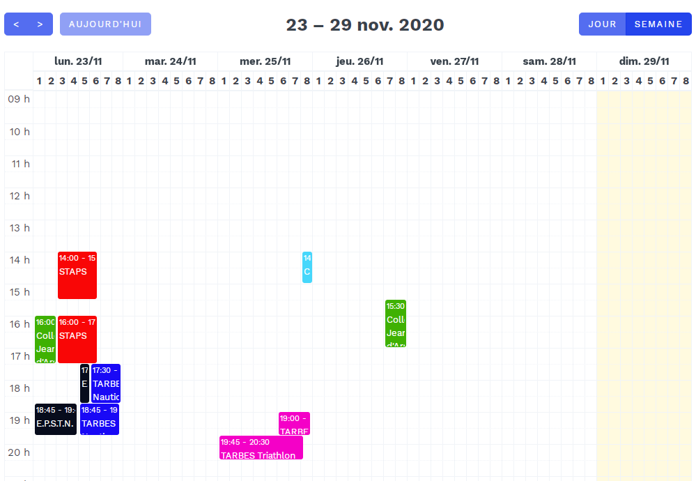 Plateforme de gestion des piscines